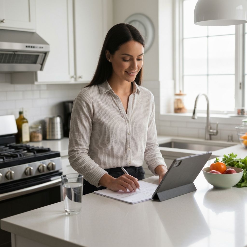 Professional planning healthy meals