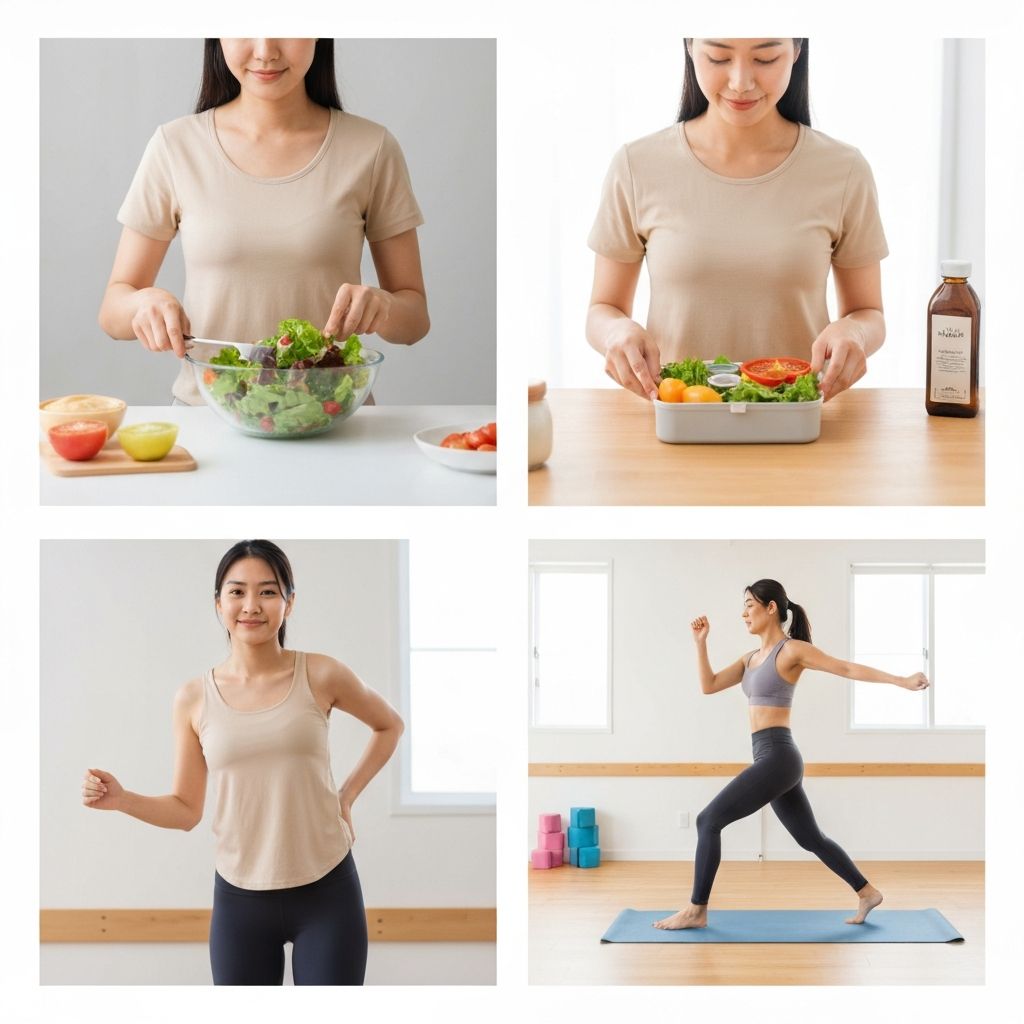 Person developing healthy eating habits